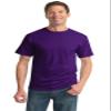 Jerzees Men's Taping T-Shirt, Deep Purple, Large view 1