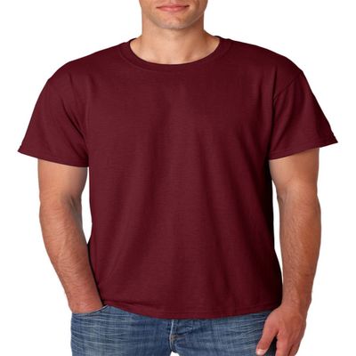 Jerzees Men's Taping T-Shirt, Maroon, X-Large