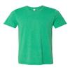 Bella Canvas Men's Taped Shoulders Crewneck T-Shirt, Heather Kelly, X-Large view 1