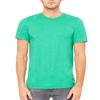 Bella Canvas Men's Taped Shoulders Crewneck T-Shirt, Heather Kelly, X-Large view 2