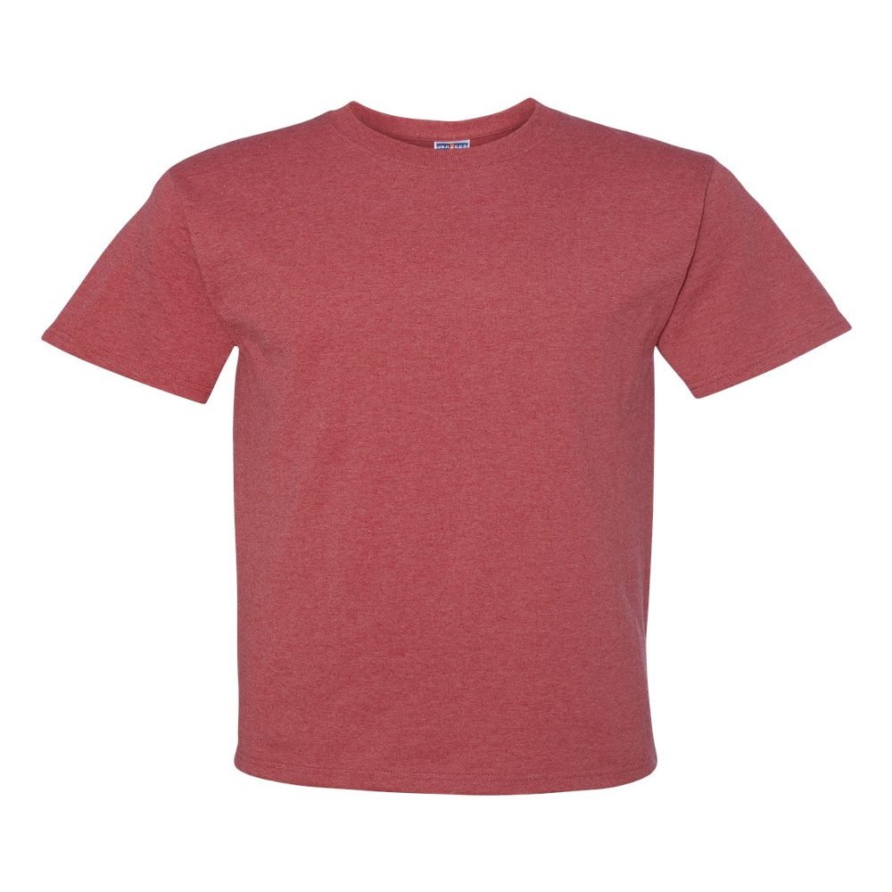 Jerzees Men's Taping T-Shirt, Vintage Heather Red, XX-Large