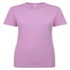 Next Level Apparel Women's 1X1 Rib Collar Jersey T-Shirt, Lilac, Large view 1