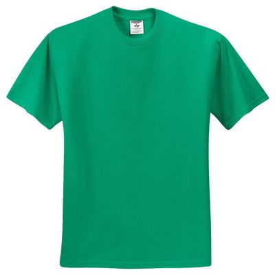 Jerzees Men's Taping T-Shirt, Jade, Medium