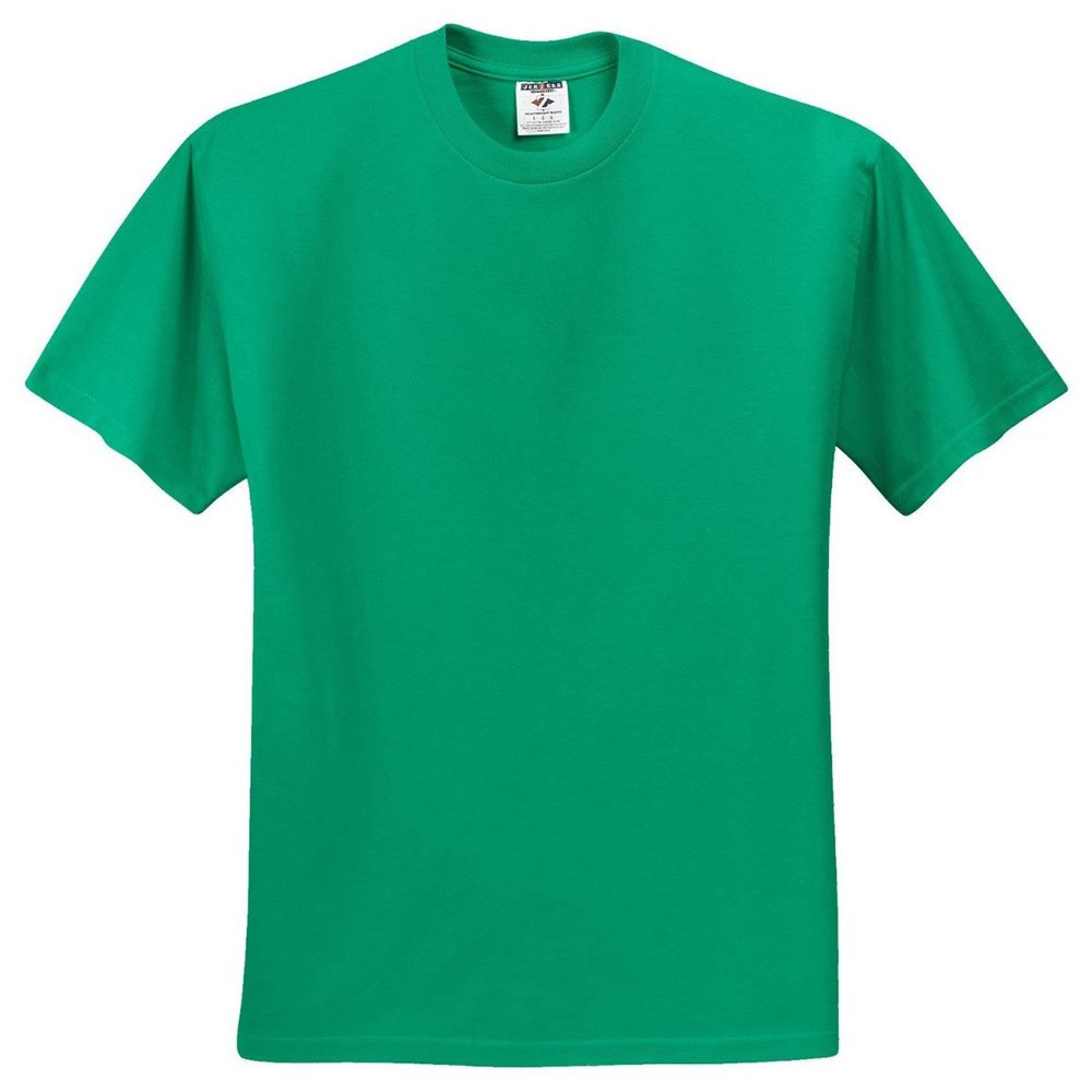 Jerzees Men's Taping T-Shirt, Jade, Medium
