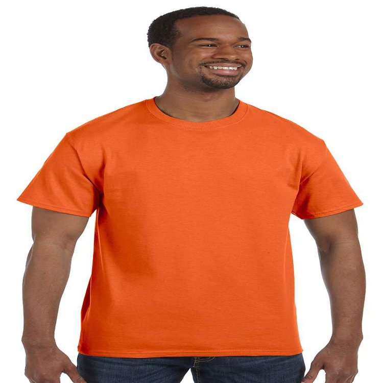 Jerzees Men's Taping T-Shirt, Tennessee Orange, Medium