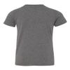 Bella Canvas Big Girls Side Seamed Crewneck T-Shirt, Deep Heather, Large view 4