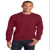 Gildan Men's Heavy Blend Crewneck Waistband Sweatshirt, Garnet, XX-Large view 1