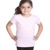 Next Level Big Girls Princess Rib Knit Softness T-Shirt, Light Pink, Medium view 2