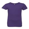 Next Level Big Girls Princess Rib Knit Softness T-Shirt, Purple Rush, Small view 2