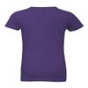 Next Level Big Girls Princess Rib Knit Softness T-Shirt, Purple Rush, Small view 3