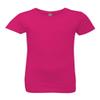 Next Level Big Girls Princess Rib Knit Softness T-Shirt, Raspberry, X-Small view 2
