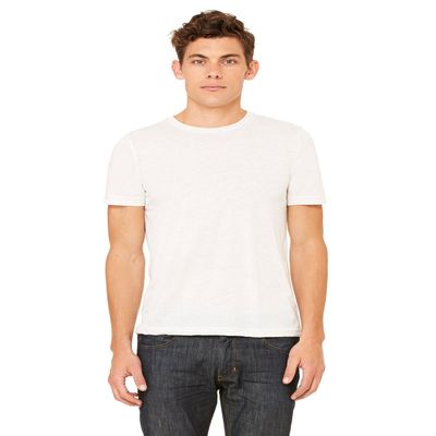 Bella+Canvas Perfect Tri-Blend Fashionable T-Shirt, White Fleck Triblend, Medium