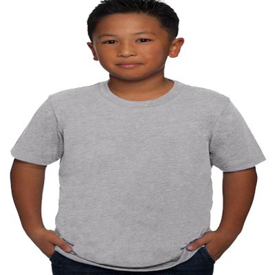Next Level Big Boys Tri Blend Baby Rib Soft T-Shirt, Premium Heather, Large