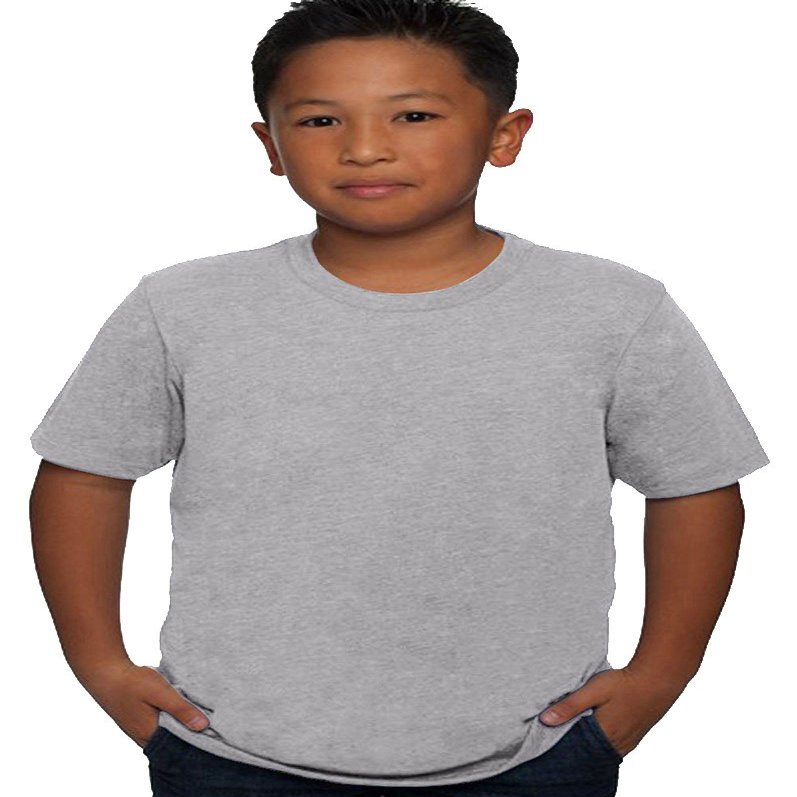 Next Level Big Boys Tri Blend Baby Rib Soft T-Shirt, Premium Heather, Large