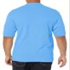 Jerzees Men's 2 Button Placket Welt Knit Collar Polo Shirt, Light Blue, XX-Large view 2