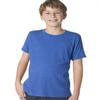 Next Level Big Boys Tri Blend Baby Rib Soft T-Shirt, Vintage Royal, X-Small view 1