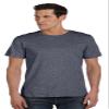 Bella Canvas Men's Taped Shoulders Crewneck T-Shirt, Deep Heather, XX-Large view 1
