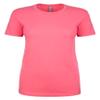 Next Level Women's 1X1 Rib Collar Jersey T-Shirt, Hot Pink, X-Large view 1