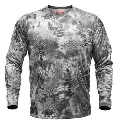 Kryptek Hyperion Long Sleeve, Lightweight, Breathable, Stealthy Camo Hunting and Fishing Shirt