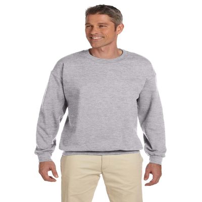 Gildan Men's Heavy Blend Crewneck Waistband Sweatshirt, 4X L, Sport Grey