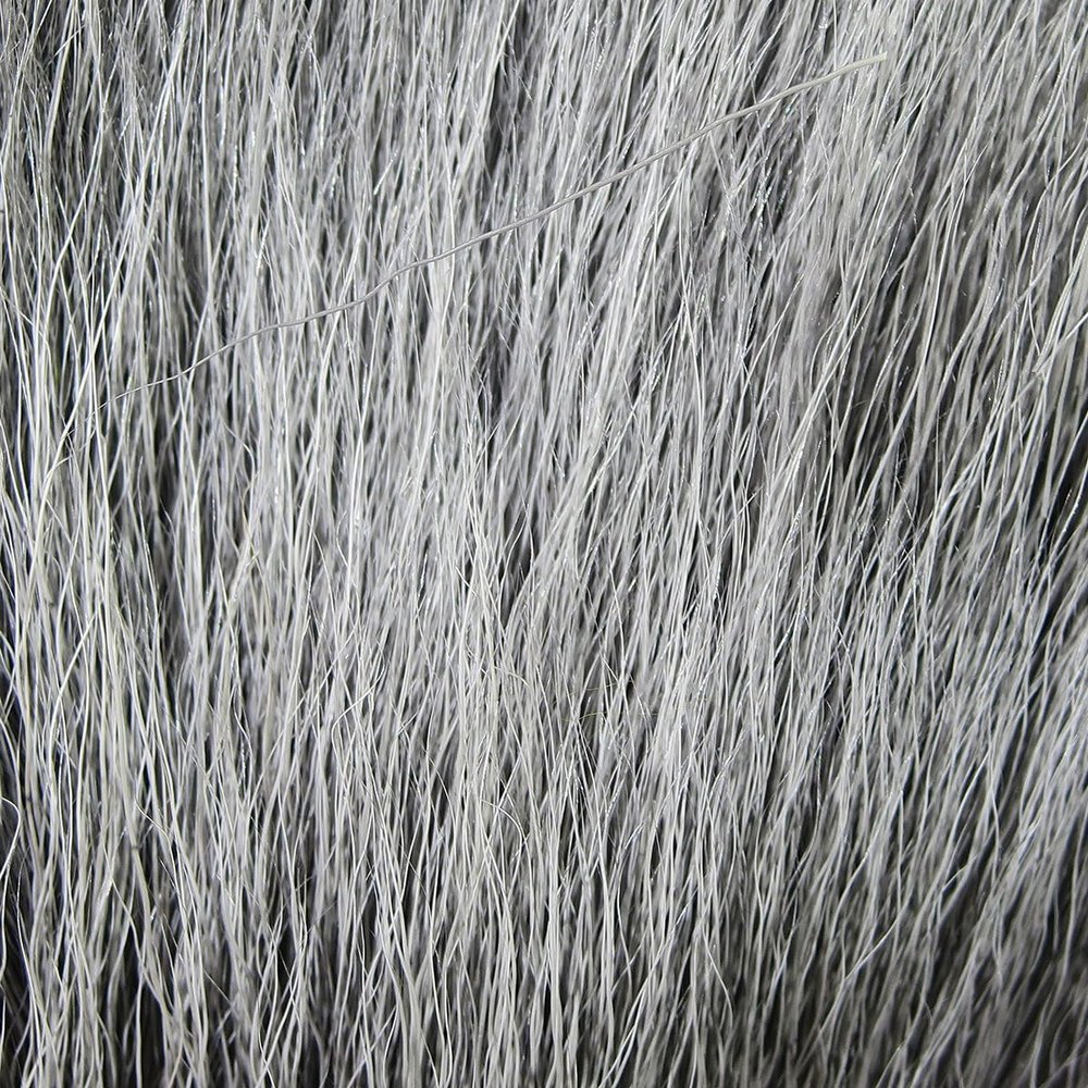 Deer Belly Hair Dyed over White