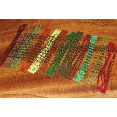 Hareline Fly Tying Barred & Speckled Crazy Legs - Brown