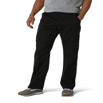 Twill Relaxed Fit Cargo Pant, Black Twill, 30W x 30L
