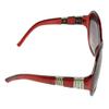 Belle Donne - Womens Luxurious Unique Stylish Fashion Sunglasses - Oval Sunglasses for Women and Girls Trendy Ladies Sunglasses UV Protection Polarized Plastic Girls Sunglasses - Burgundy view 4