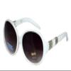 Belle Donne - Women's Unique and Stylish Fashion Sunglasses - Oval Sunglasses for Women and Girls Trendy Ladies glasses UV Protection Polarized Plastic Girls Sunglasses - White view 1
