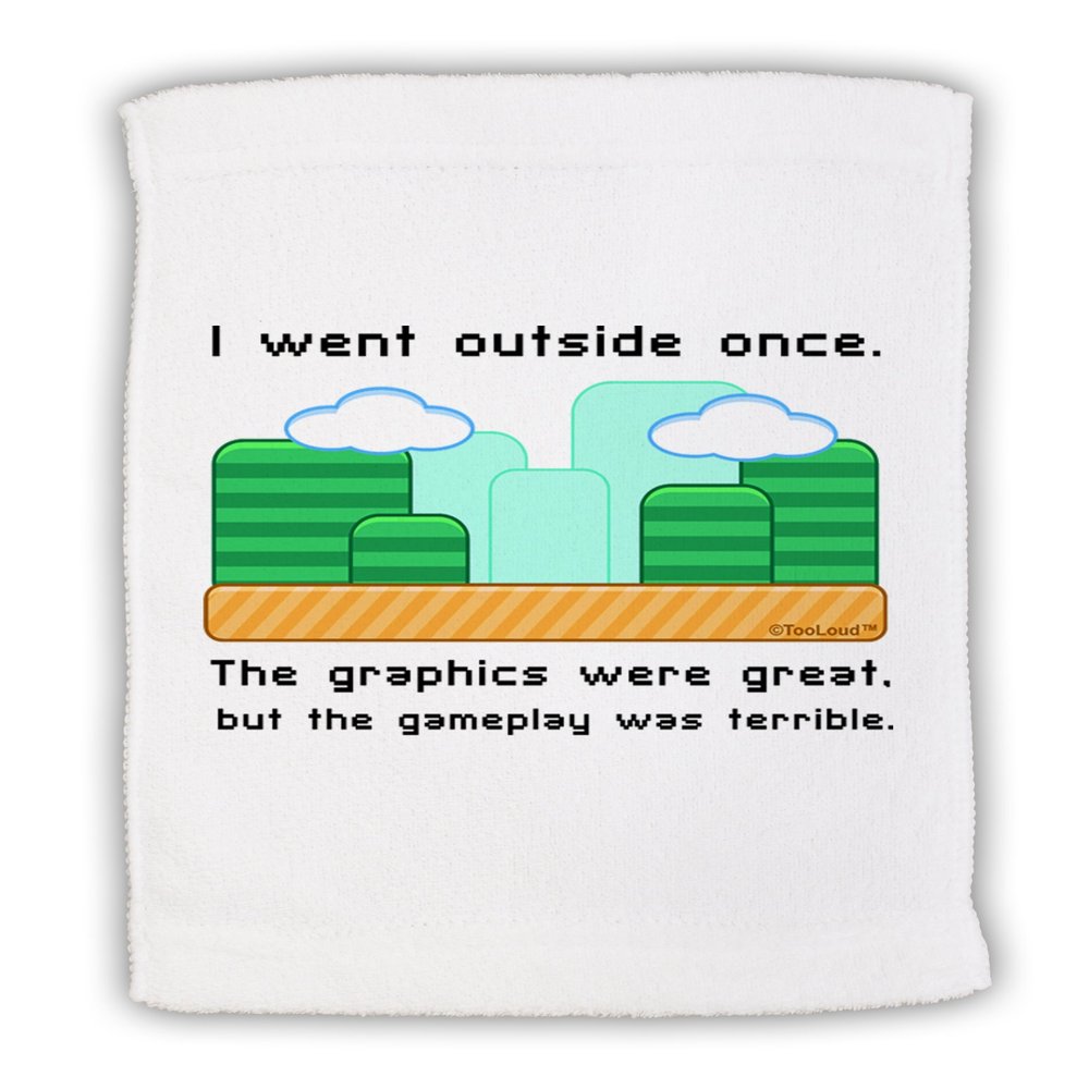TOOLOUD The Gameplay was Terrible Micro Terry Sport Towel 11"x18"