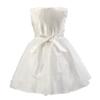 ASHERANGEL Girls 3D Flower Formal Wedding Bridesmaid Party Dress Age 1-9 Years White view 2