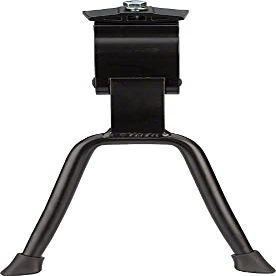 MSW Bike Premium Kickstand, Stable Double-Leg Stance, Strong Lightweight Aluminum, Fits 26 inch & 700c Bikes, Includes Top Mounting Plate, Black