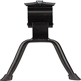 MSW Bike Premium Kickstand, Stable Double-Leg Stance, Strong Lightweight Aluminum, Fits 26 inch & 700c Bikes, Includes Top Mounting Plate, Black