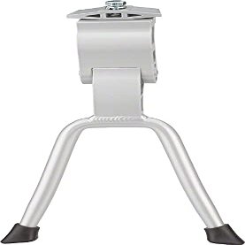 MSW Bike Premium Kickstand, Stable Double-Leg Stance, Strong Lightweight Aluminum, Fits 26 inch & 700c Bikes, Includes Top Mounting Plate, Silver