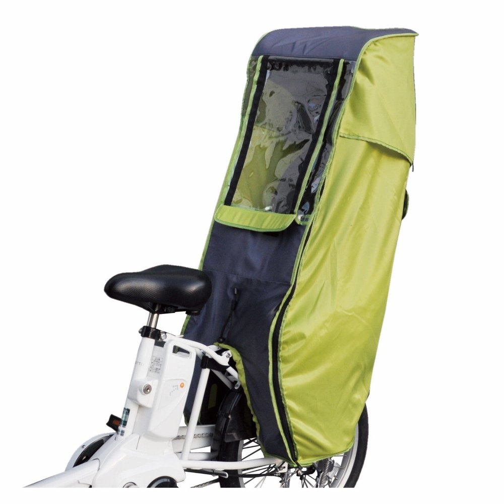MARUTO Deluxe Bicycle Child Seat Canopy Cover (Green)
