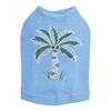 Coconut Palm Tree - Dog Shirt, S Blue view 1