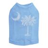 Palmetto Tree & Moon - Dog Shirt, XL Blue view 1