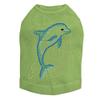 Dolphin - Blue - Dog Shirt, XS Lime Green view 1