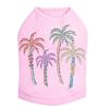 Palm Trees - Multicolor - Dog Shirt, 3XL Pink view 1