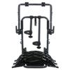 Peruzzo 709/3 Pure Instinct 3 Bike Rear Carrier, Black, 3 bici,100 x 80 x 70 cm view 3