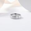 6mm Mens Womens Tungsten Ring Brushed Matte Dome Silver Wedding Band Comfort Fit Size 5 view 4