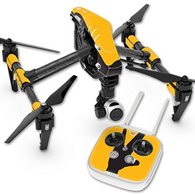 MightySkins Skin Compatible with DJI Inspire 1 Quadcopter Drone wrap Cover Sticker Skins Salute Me