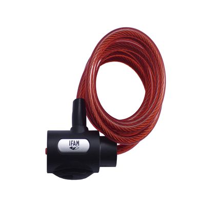 Ifam 000502r  CABLE Spiral Junior Red