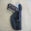 1911 PIstol 4 - 4.25" Barrel IWB Leather In The Waistband Concealed Carry Holster Black