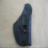 1911 PIstol 4 - 4.25" Barrel IWB Leather In The Waistband Concealed Carry Holster Black view 3