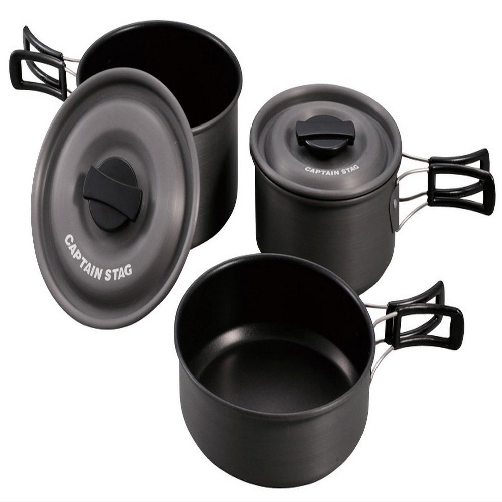 Captain Stag UH-4205 Camping BBQ Frying Pan Aluminum Cooker