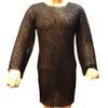 Allbeststuff 9Mm Flat Riveted Solid Chain Mail Hauberk for Chest 60 Large Blackend view 1