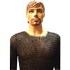 Allbeststuff Medieval Viking Chain Mail Shirt Chest 46 Long Sleeve Large Blackend view 1