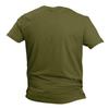 Haase Unlimited Silver American Flag - USA Patriotic Freedom Men's T-Shirt (Olive, Small) view 2