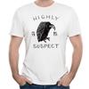 B&LAN Men's Highly Suspect Lydia Mister Asylum Bloodfeather T-shirts White view 1